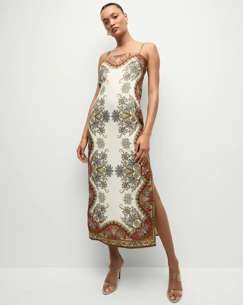 Petra Linen Dress | Veronica Beard