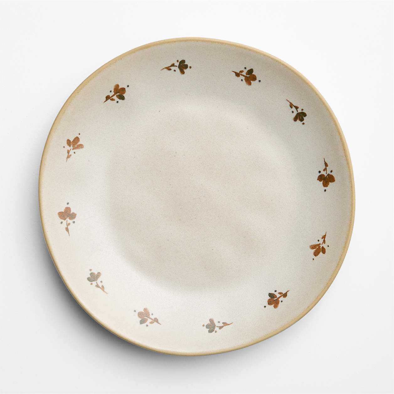 Marin Botanical Natural Stoneware Dinner Plate + Reviews | Crate & Barrel | Crate & Barrel