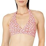 Amazon Essentials Women's Light-Support Tie Halter Bikini Swimsuit Top (Available in Plus Size), Pal | Amazon (US)