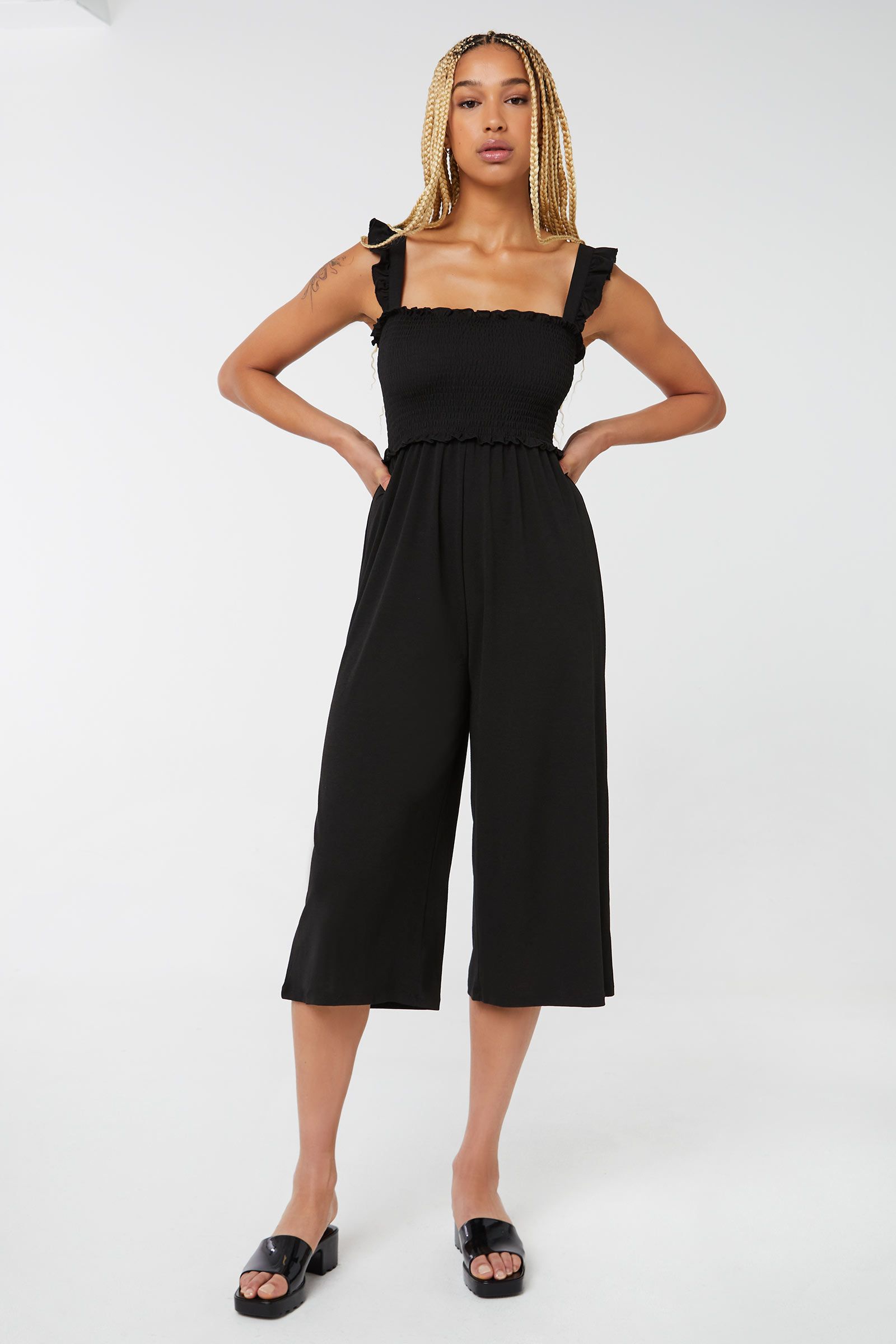 Ruffle-Strap Jumpsuit | Ardene