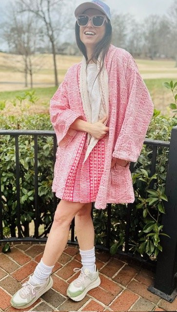 James Blanket: Lovely Day Pink — ELEANOR JAMES BRAND | ELEANOR JAMES BRAND