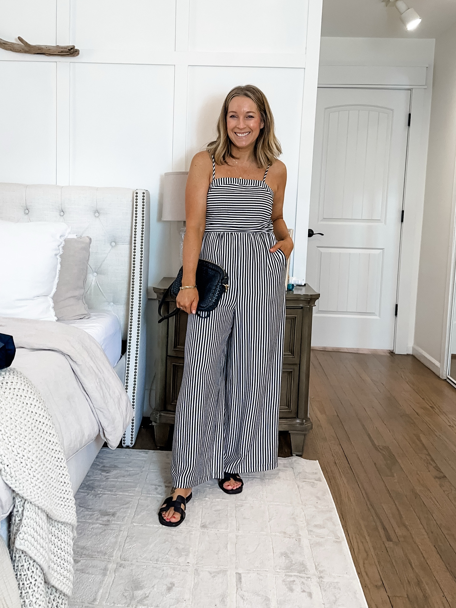How cute is this jumpsuit??? It’s giving beetlejuice but elevated 🤣 I actually love it!! It’s comfy, stretchy, flattering, has pockets and adjustable straps. Use code KELLIS15 for a discount on $70+

#LTKTravel #LTKOver40 #LTKMidsize