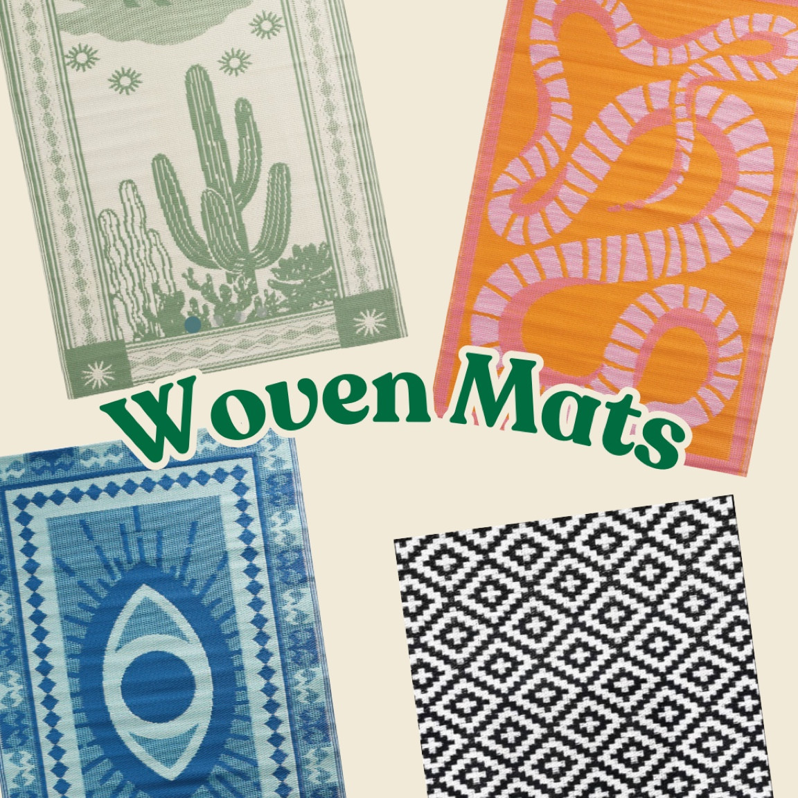 These woven mats make the perfect privacy screen with a little DIY magic 🌵🌿

#LTKHome