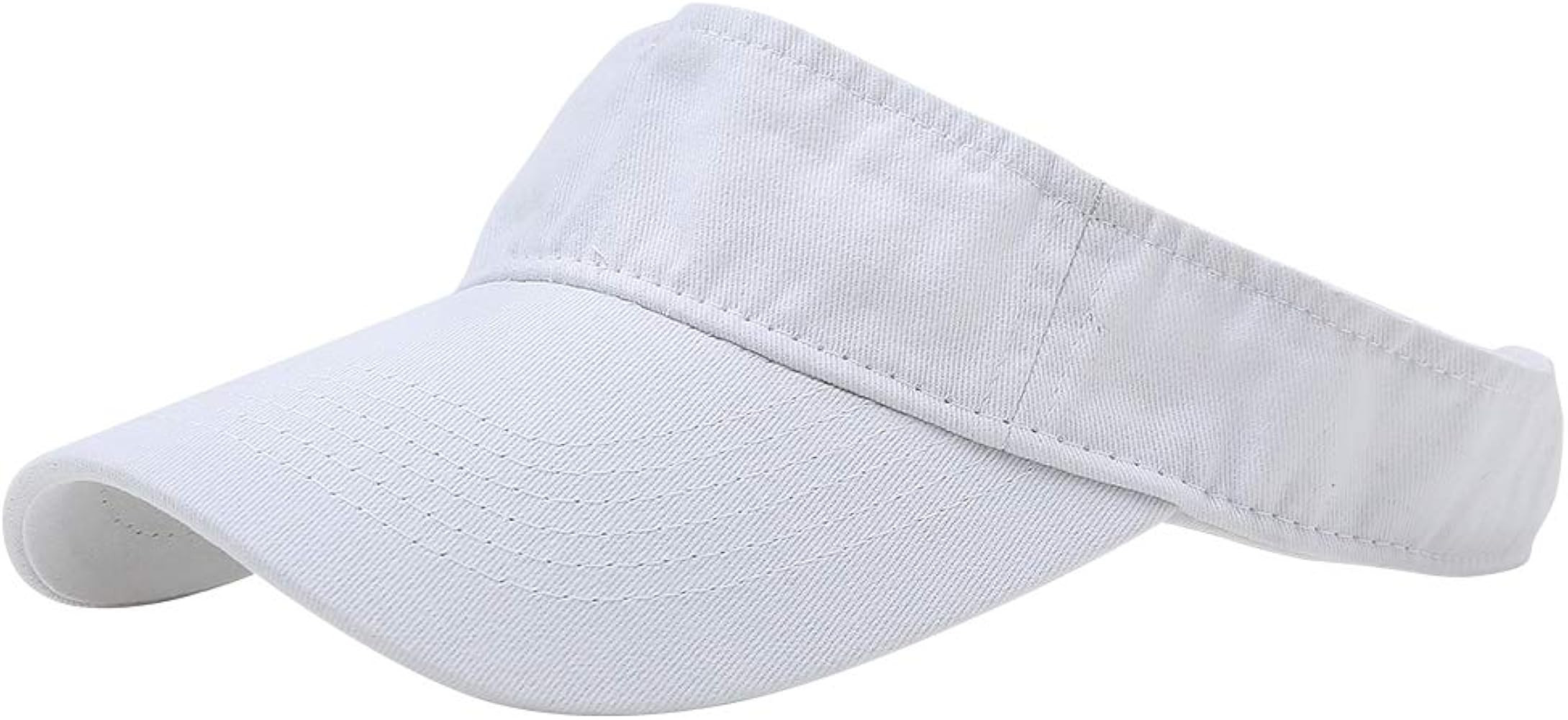 Sport Sun Visor Hats Cotton Ball Caps Empty Top Baseball Sun Cap for Men Women | Amazon (US)