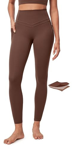 IUGA Compression Leggings with Pockets for Women Tummy Control Yoga Pants | Amazon (US)