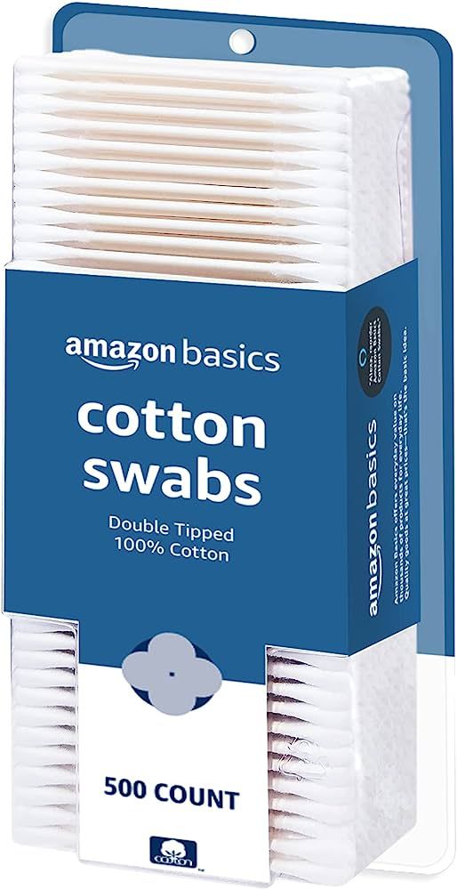 Amazon Basics Cotton Swabs, 500 Count (Previously Solimo) | Amazon (US)