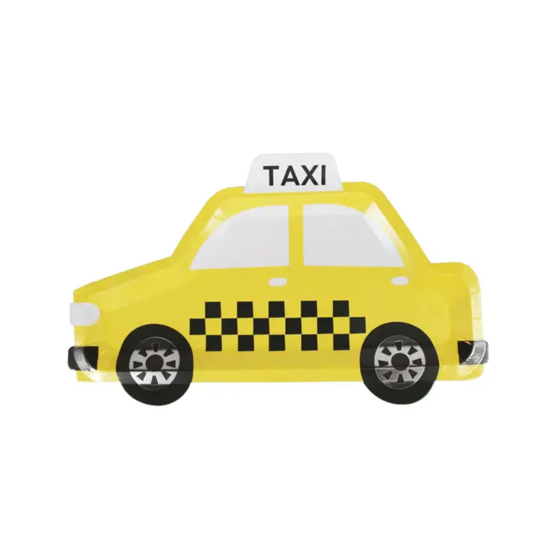 NYC Taxi Paper Plates (Set of 12) | Ellie and Piper