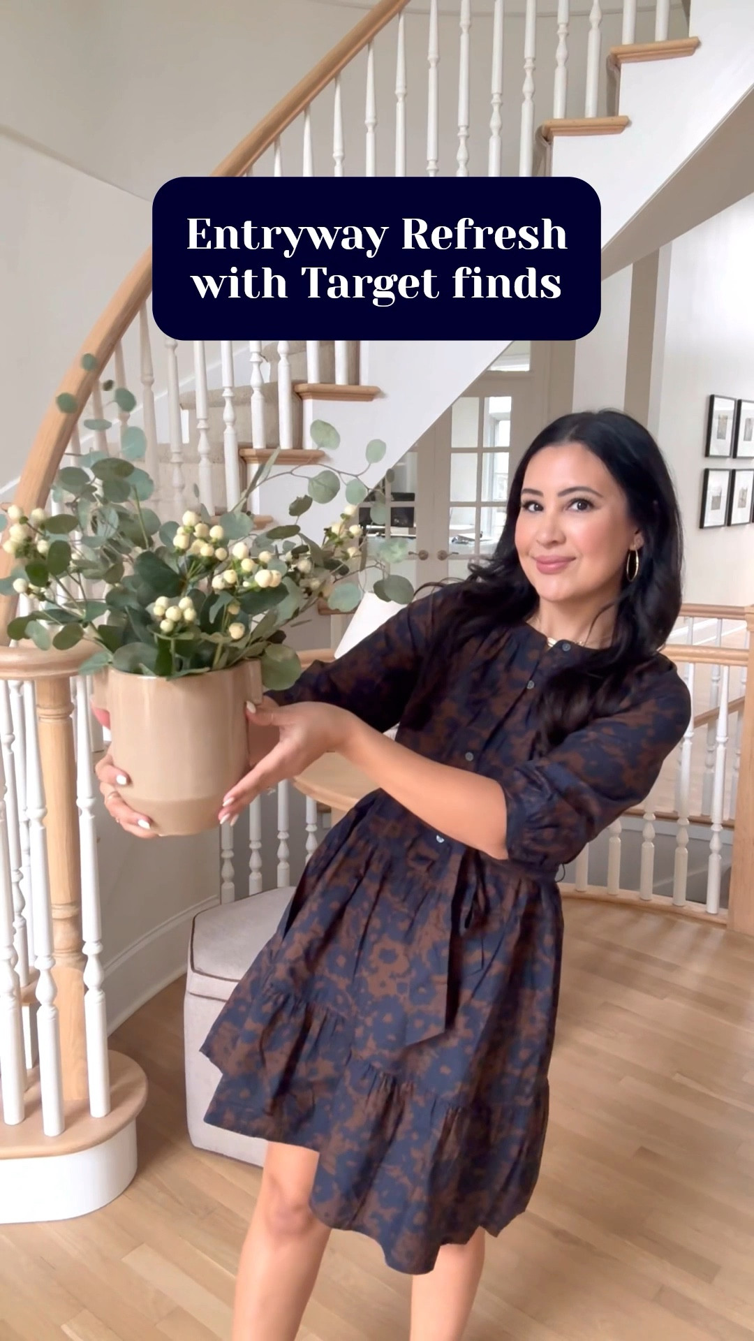 Entryway Refresh ✨🌿 switched up the decor on my table a little with a bit of new and a little bit old!

+ added in this new beautiful ottoman with hidden storage inside! Love the hexagonal shape, brown piping detail, and functionality 
+ new Target coastal lamp
+ new Target tray
+ older Target vase
+ vintage horse object from Etsy
+ candle and snuffer also from Target 
+ fresh eucalyptus and berry stems from Trader Joe’s! 

I’m loving it 🥰 now trying to decide if I should have one ottoman here or two? What do you think? 1️⃣ or ✌🏼?!



#LTKHome #LTKFindsUnder100 #LTKFindsUnder50