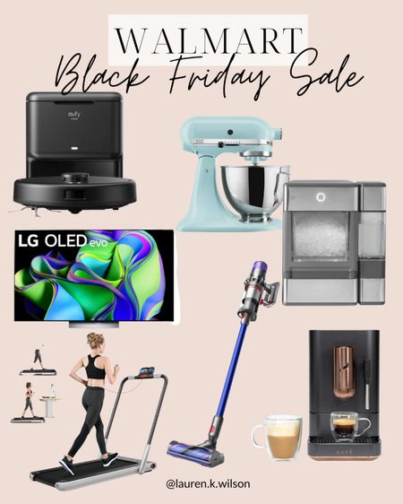 Walmart Black Friday sale, robot, vacuum, kitchen aid, nugget ice maker, treadmill, tv, Dyson vacuum, coffee maker 

#LTKhome #LTKCyberWeek #LTKsalealert