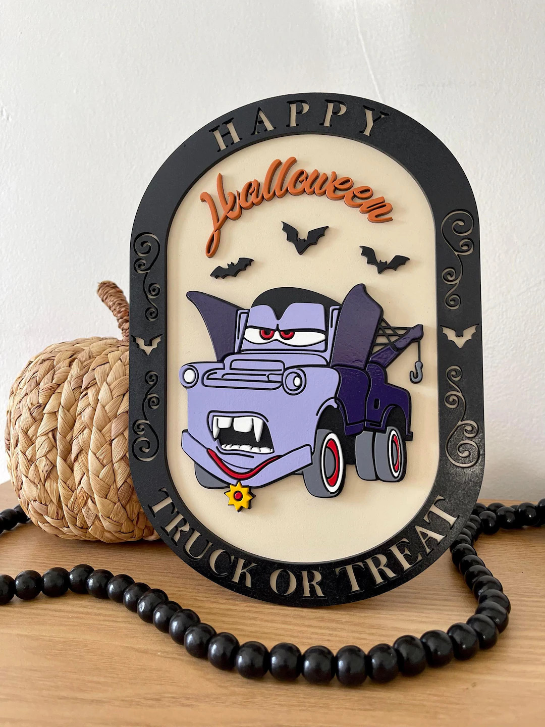 Vampire Mater Sign | Halloween Cars Sign | Truck or Treat Sign | Disney Halloween Decor - Etsy | Etsy (US)