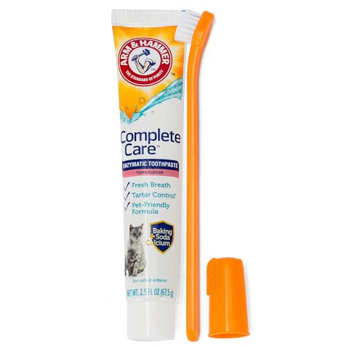 Arm & Hammer Complete Care Cat Dental Kit, Tuna Flavor, 2.5 Oz | Amazon (US)