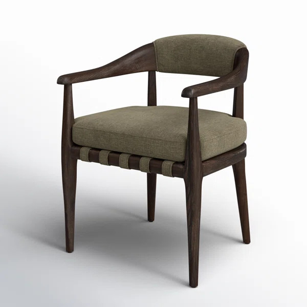 Clendon Dining Chair-Broadway Olive | Birch Lane
