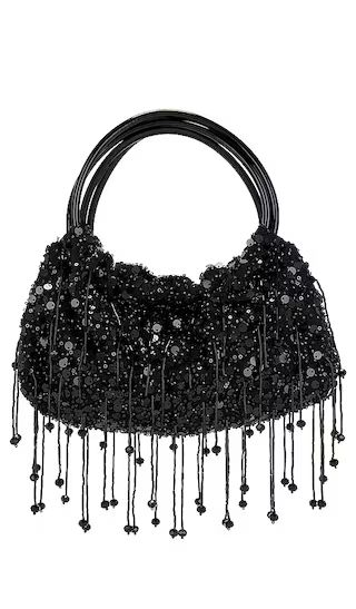 Ellerie Sequin Mini Bag in Black | Revolve Clothing (Global)