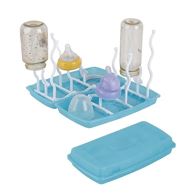 Foldable Baby Feeding Bottle Drying Rack, Portable Travel Space Saving Design | Amazon (US)