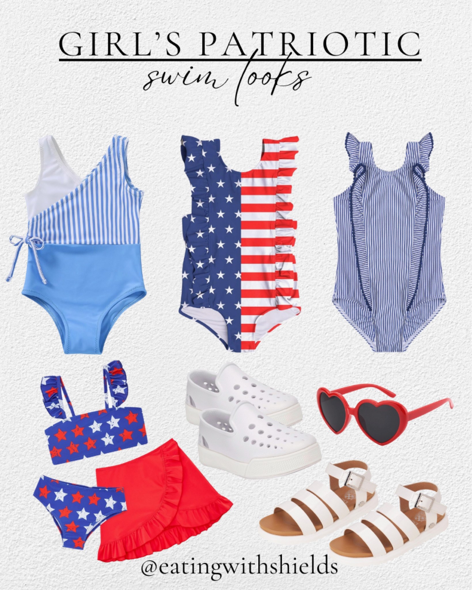 Girl’s swim, girl’s swimwear for July 4th, girl’s bathing suits, girl’s swimwear, red white and blue, summer looks, summer swim 


#LTKSwim #LTKKids #LTKSummerSales