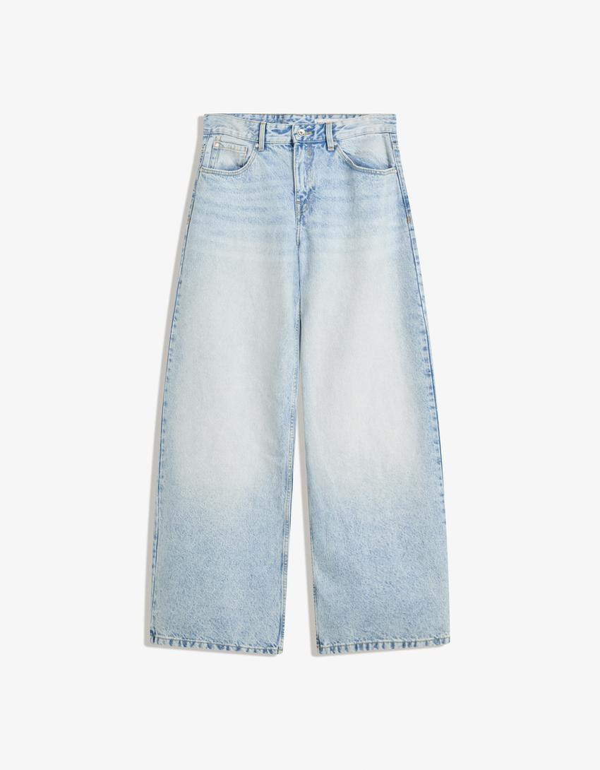 Low-rise boyfriend jeans - Trousers - Women | Bershka GB