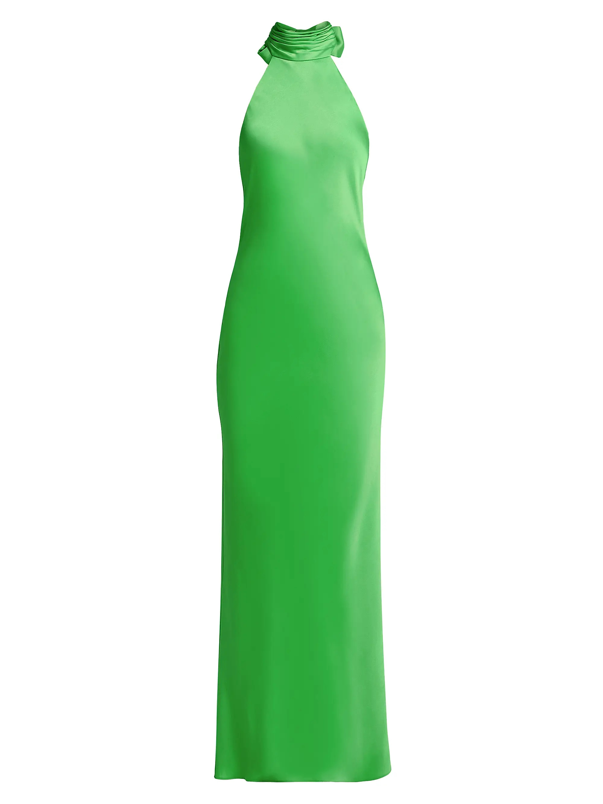 Tatiana High-Neck Satin Gown | Saks Fifth Avenue