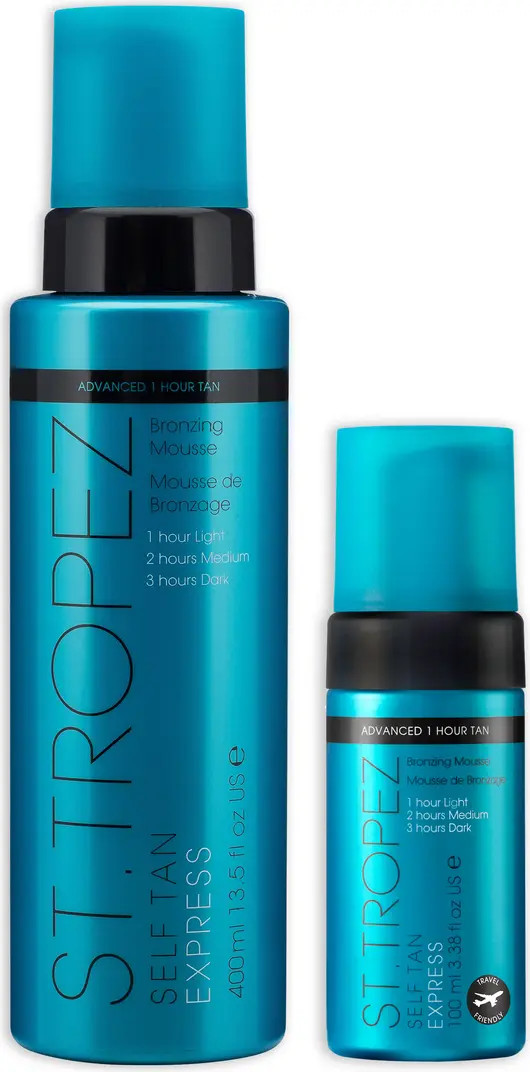 St. Tropez Self Tan Express Bronzing Mousse Home & Away Set $128 Value | Nordstrom | Nordstrom