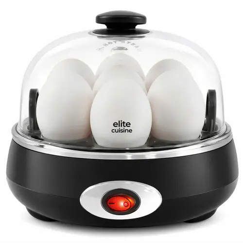 Elite Cuisine EGC555 Automatic Easy Egg Cooker, 7 Eggs in Black at Nordstrom | Nordstrom