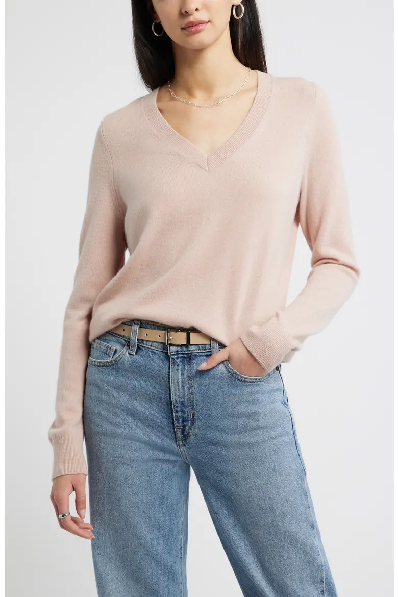 V-Neck Cashmere Sweater (Women) | Nordstrom | Nordstrom