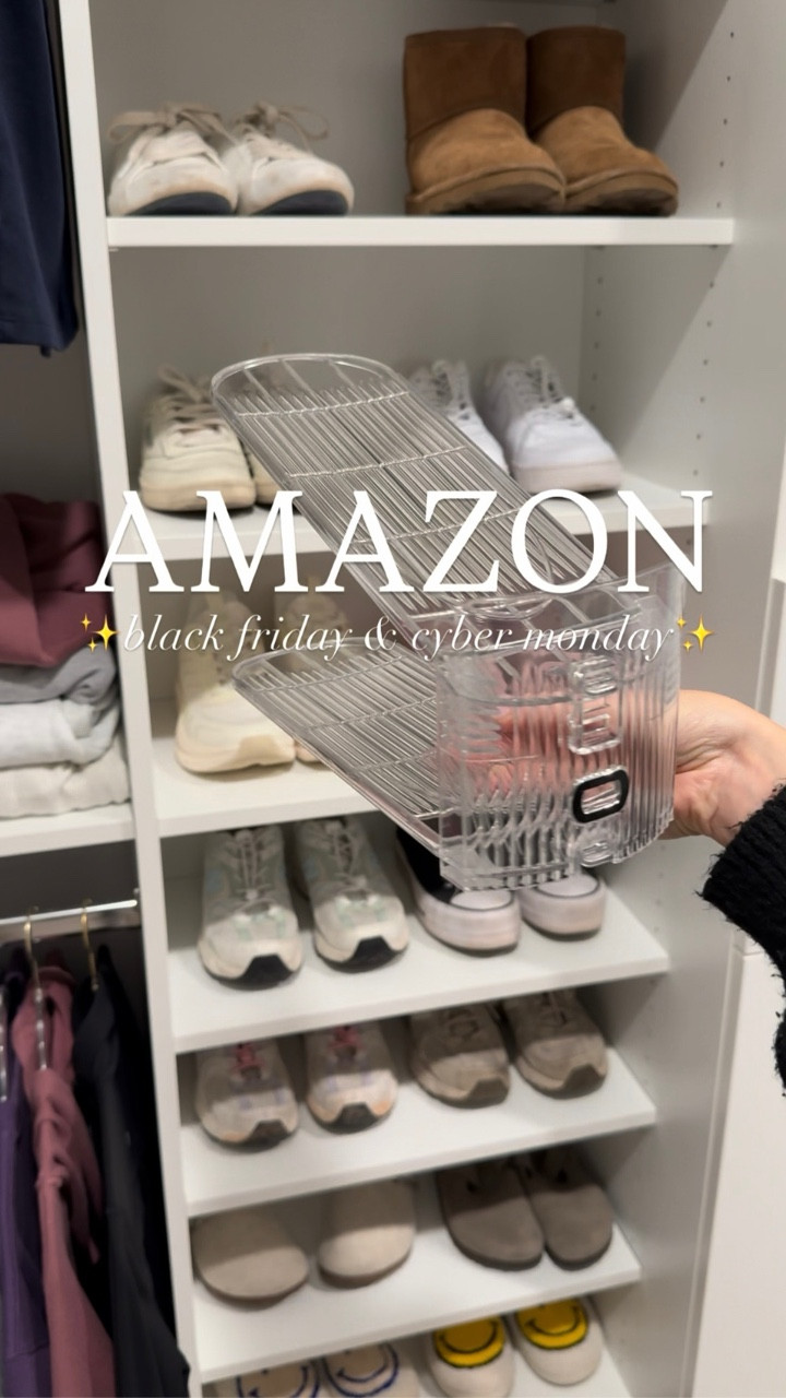 These space-saving shoe organizers are on sale for Black Friday and Cyber Monday! ✨🖤 They can be adjusted to fit shoe heights from flats to high heels and save so much shelf space!👟👠

#organizedhome #organization #lifehack  #amazonfinds #amazonmusthaves #thesistershoppers #asmr #asmrsounds

#LTKCyberWeek #LTKGiftGuide #LTKHome