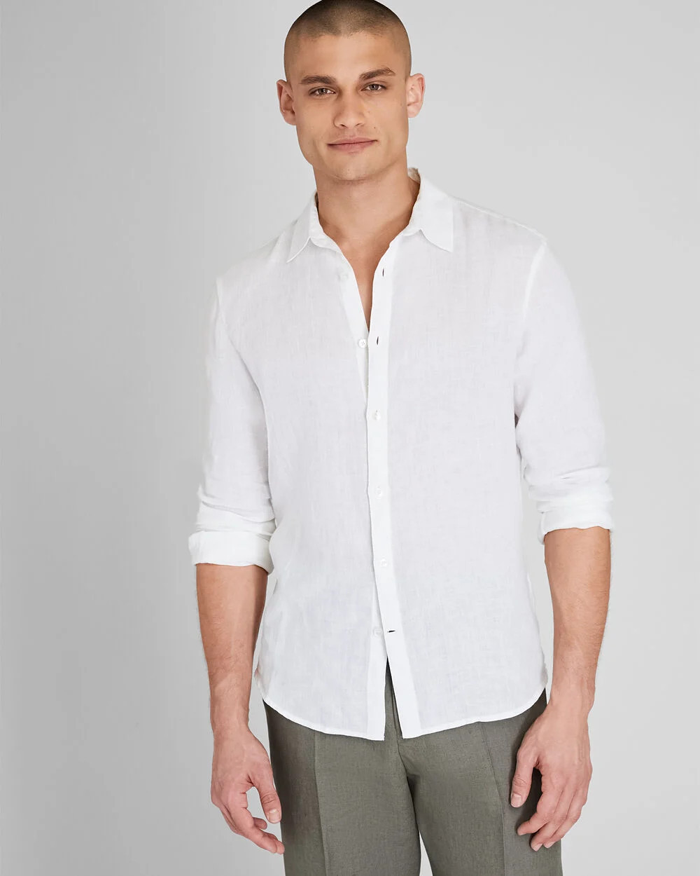 Carlo Bassetti Italian Linen Shirt | Club Monaco (Global)