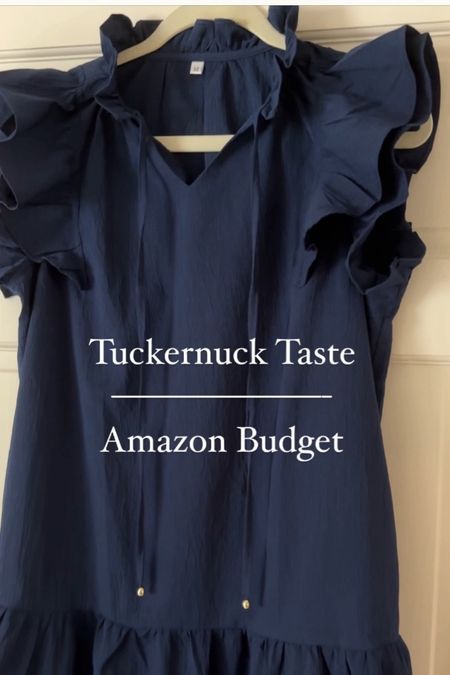 ✨Heres a cute Amazon find for you! ✨
TUCKERNUCK TASTE ==> 
AMAZON BUDGET 

💙 pretty drop waist flounce dress
💙 love the ruffle detail
💙 comes in lots of colors 
💙 pockets! 
💙 around $40

#LTKfindsunder50