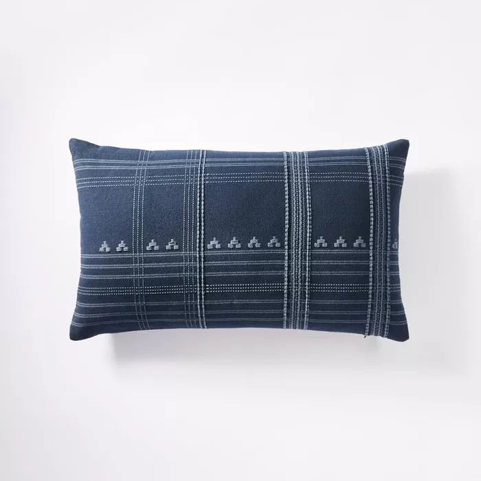 14"x24" Oversized Lumbar Woven Textured Pillow - Threshold™ designed with Studio McGee | Target