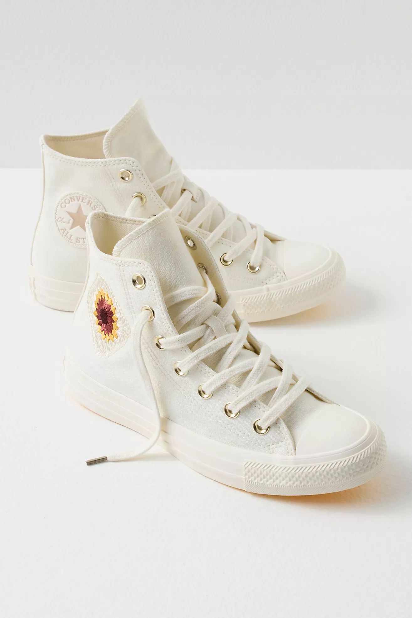 Chuck Taylor All Star Sunflower Hi Top Sneakers | Free People (Global - UK&FR Excluded)