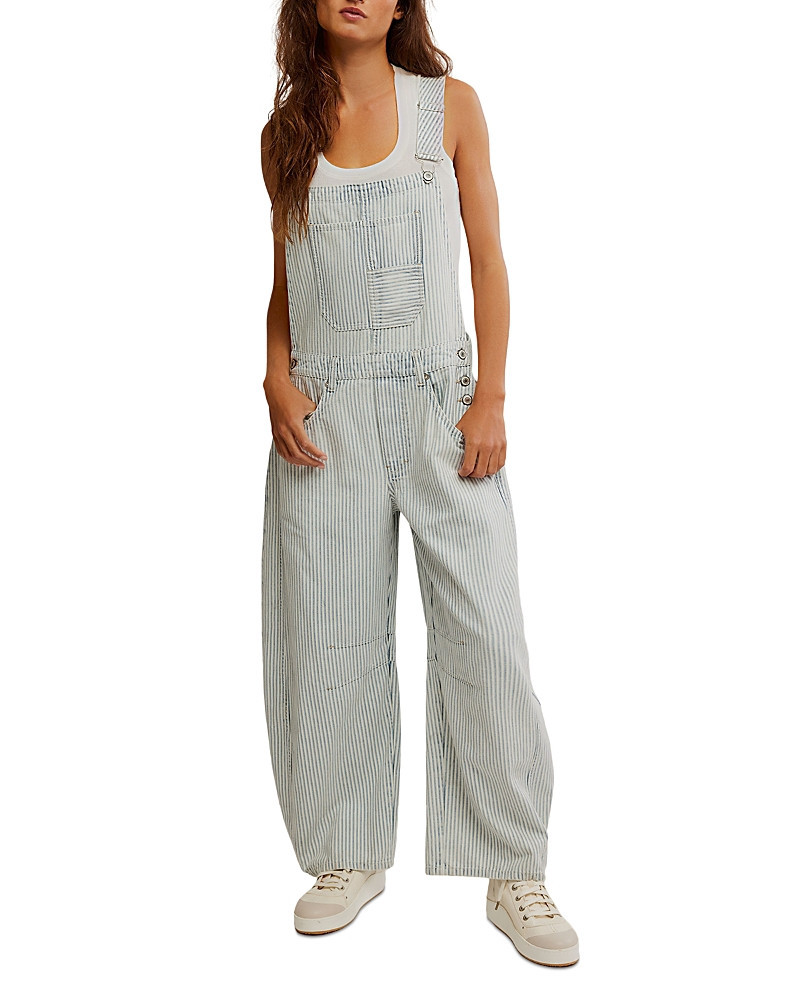 Free People Good Luck Stripe Overalls | Bloomingdale's (US)