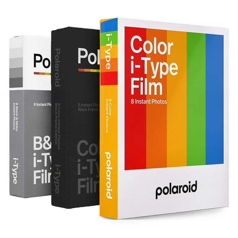 Polaroid Color i-Type Film, 24 Exposures, 3 x 3", Multipack | Walmart (US)