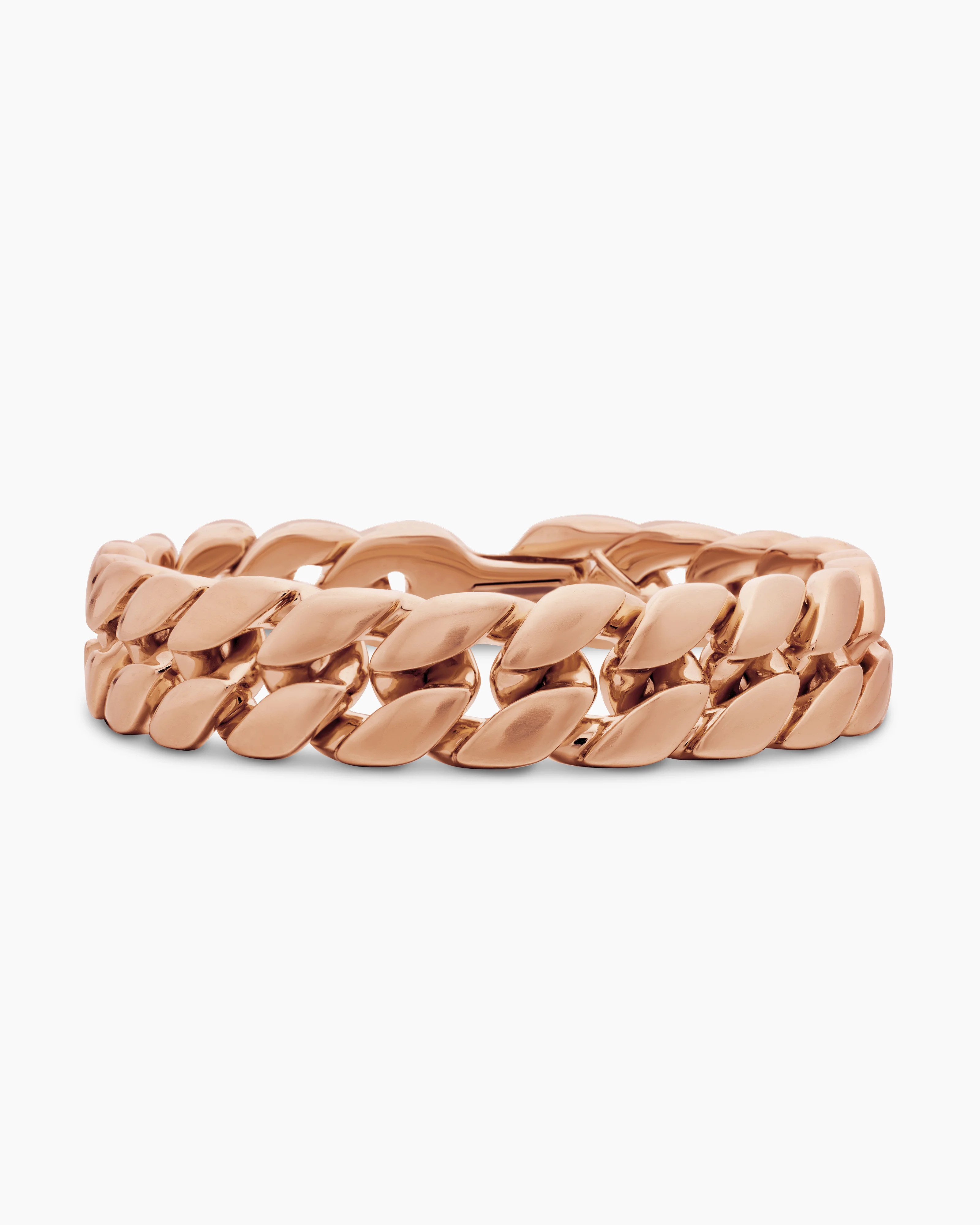 David Yurman | Curb Chain Bracelet in 18K Rose Gold, 14.5mm | David Yurman