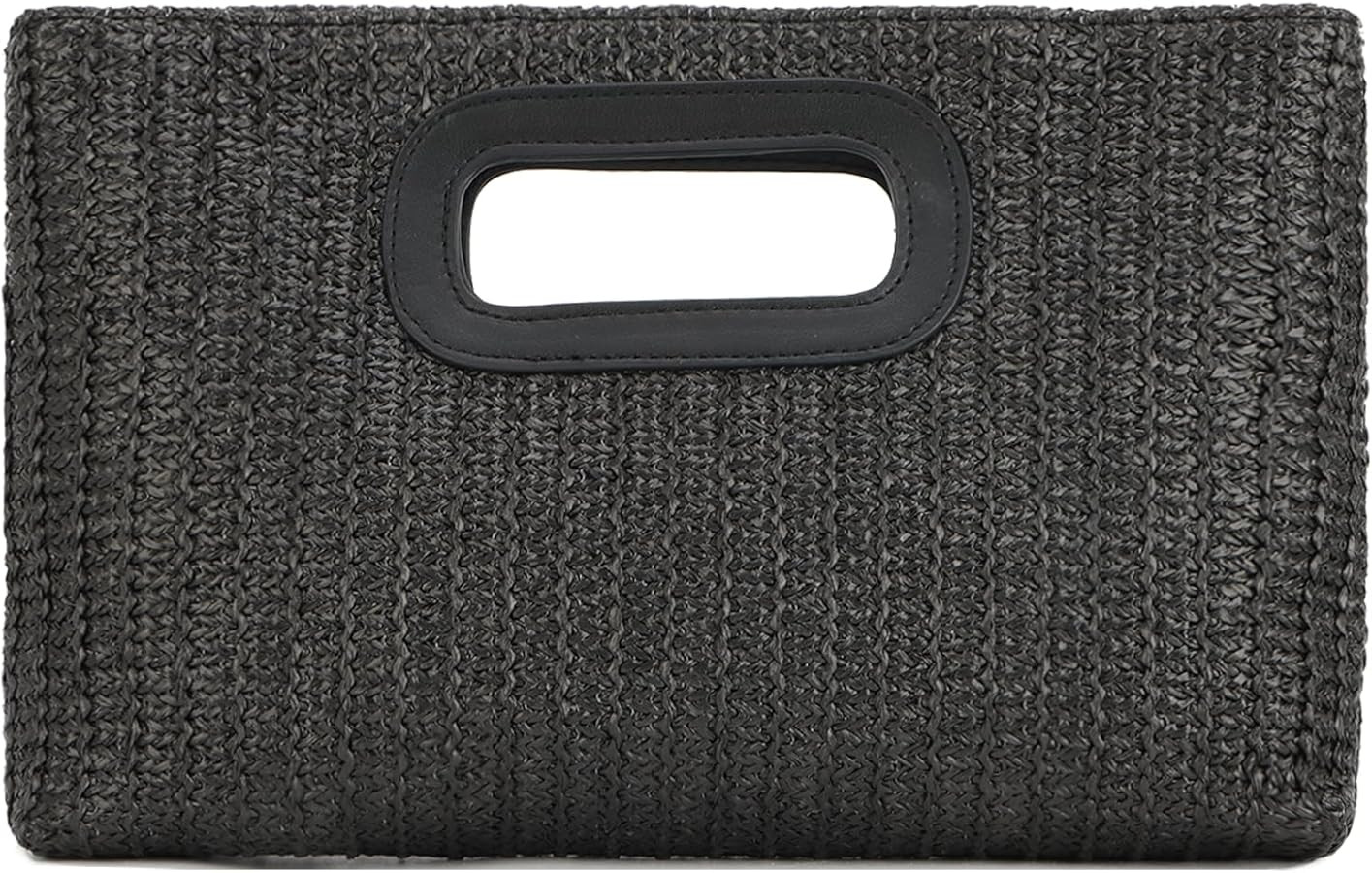 Fecialy Straw Clutch Top Handle Clutch Handbags for Women Raffia Evening Bag Woven Beach Summer B... | Amazon (UK)
