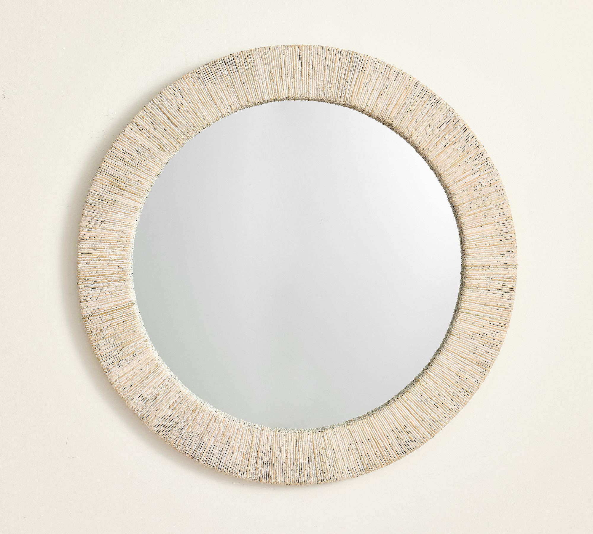 Malibu Handwoven Seagrass Rectangular Mirror | Pottery Barn (US)