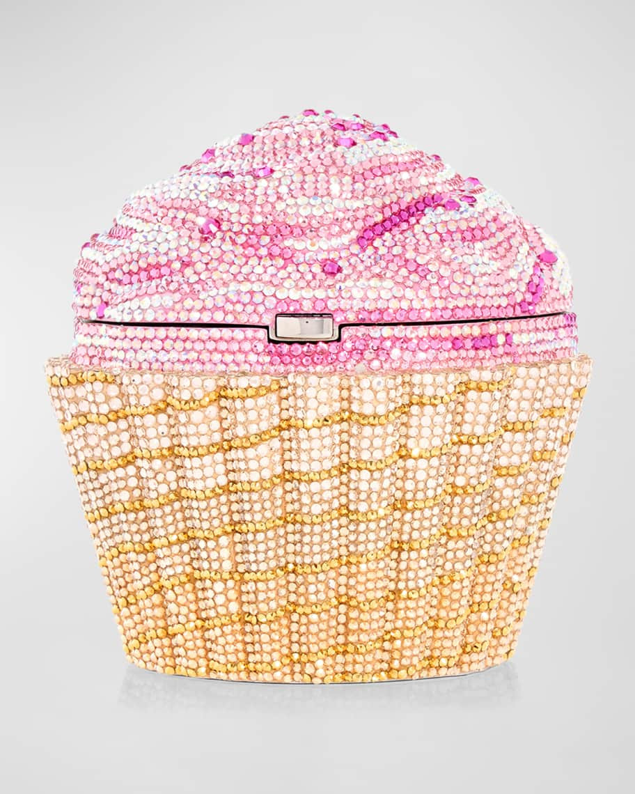 Judith Leiber Couture Strawberry Cupcake Crystal Minaudiere | Neiman Marcus