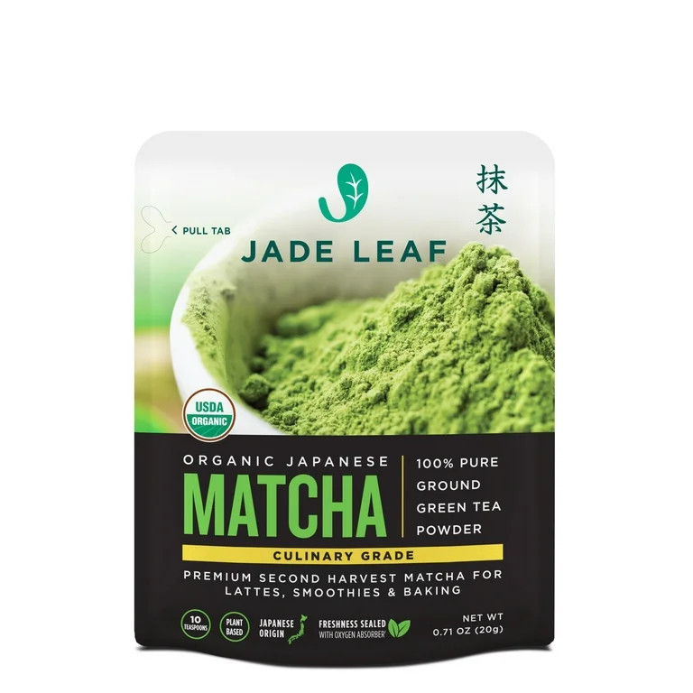 Jade Leaf Organic Japanese Matcha Culinary Green Tea Powder for Smoothies, Lattes, and Baking, .7... | Walmart (US)