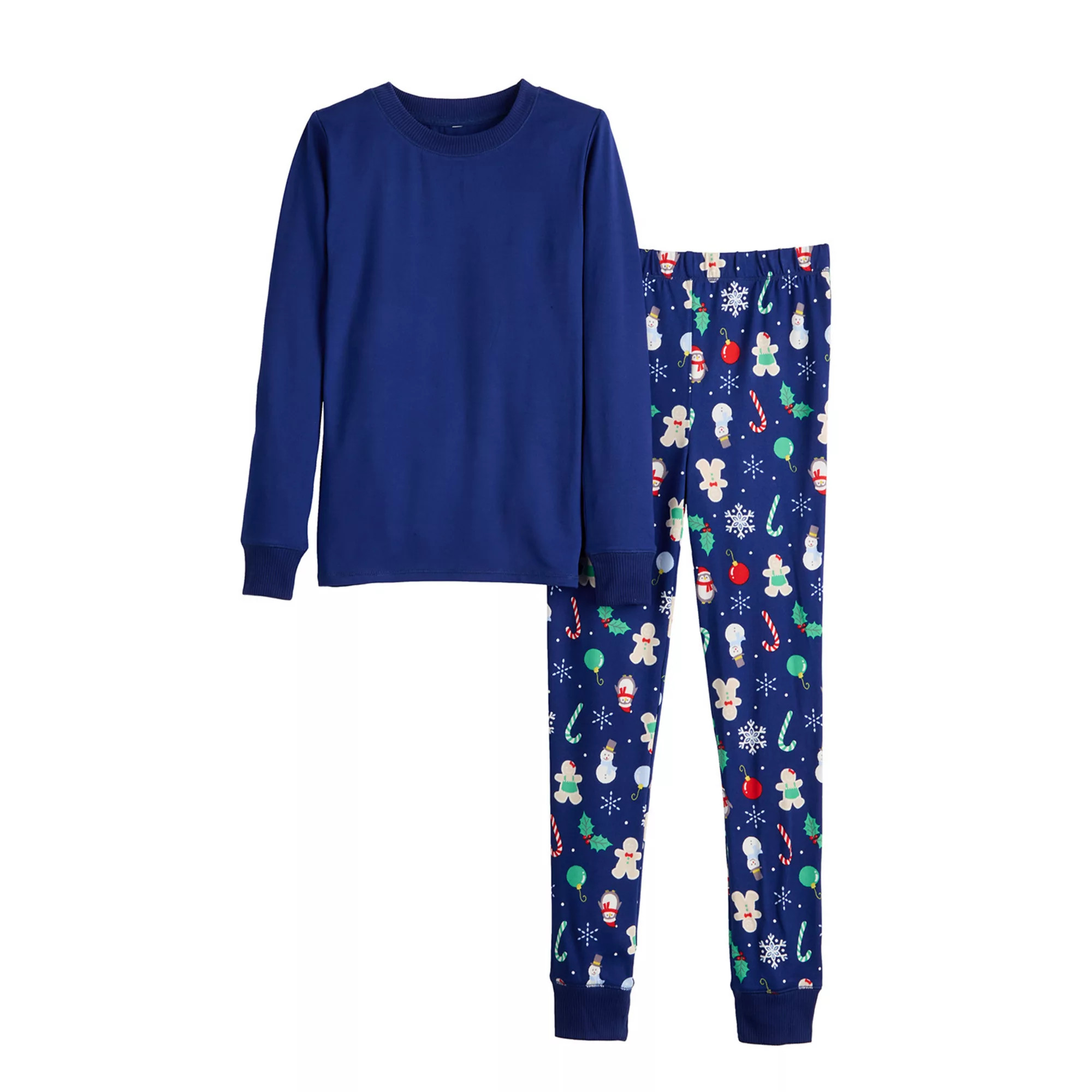 Kids 4-14 Jammies For Your Families® Holiday Jumble Pajama Top & Pajama Bottoms Set | Kohl's