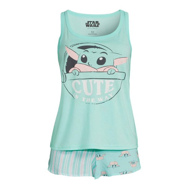 Star Wars the Child Women's and Women's Plus Shorty Pajama Set, 2-Piece | Walmart (US)