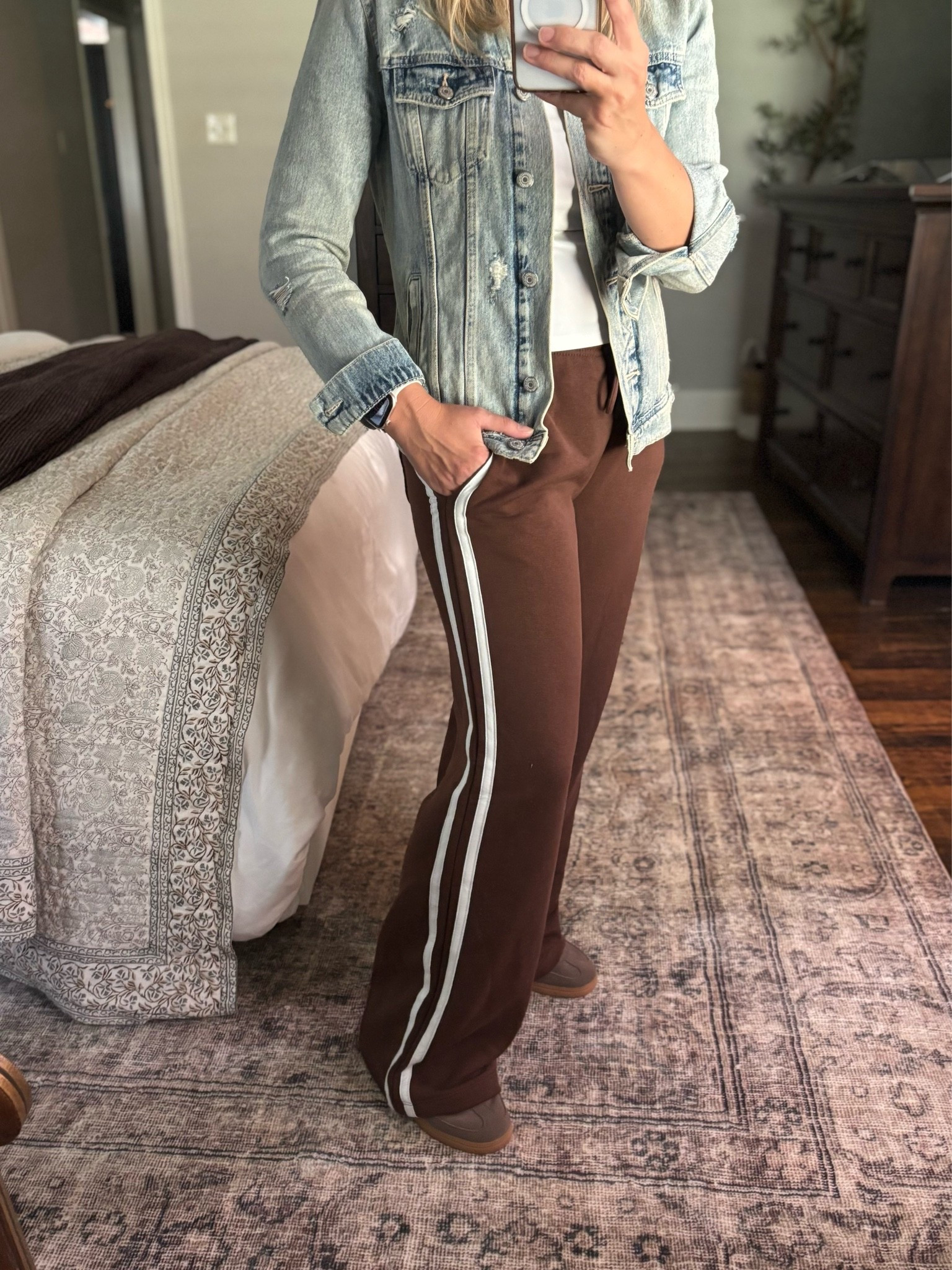 These @Target track pants are on sale for 40% off for circle members!  Wearing a size S.