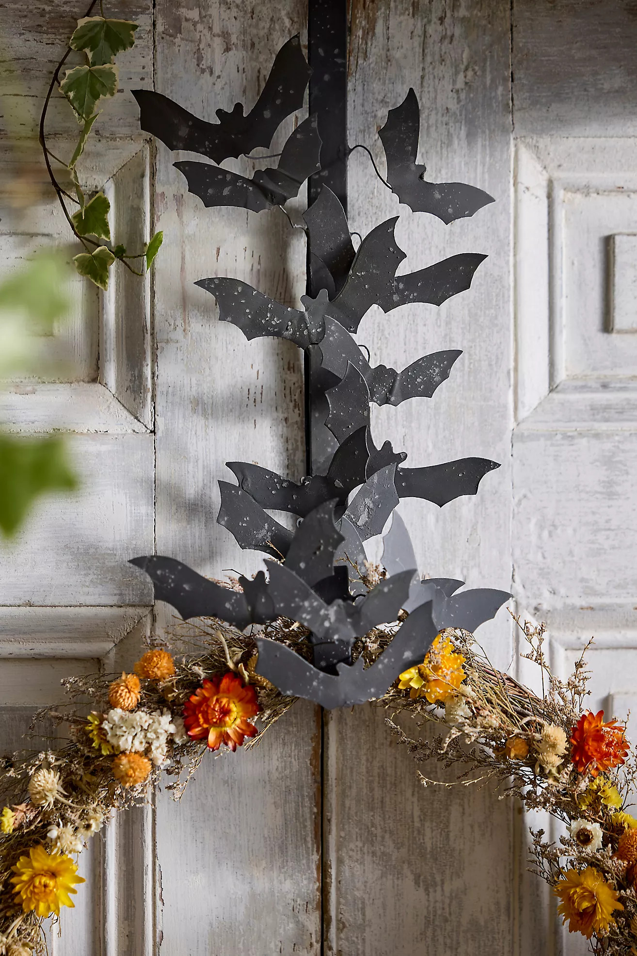 Terrain Terrain Flying Bats Iron Wreath Hanger | Anthropologie (US)