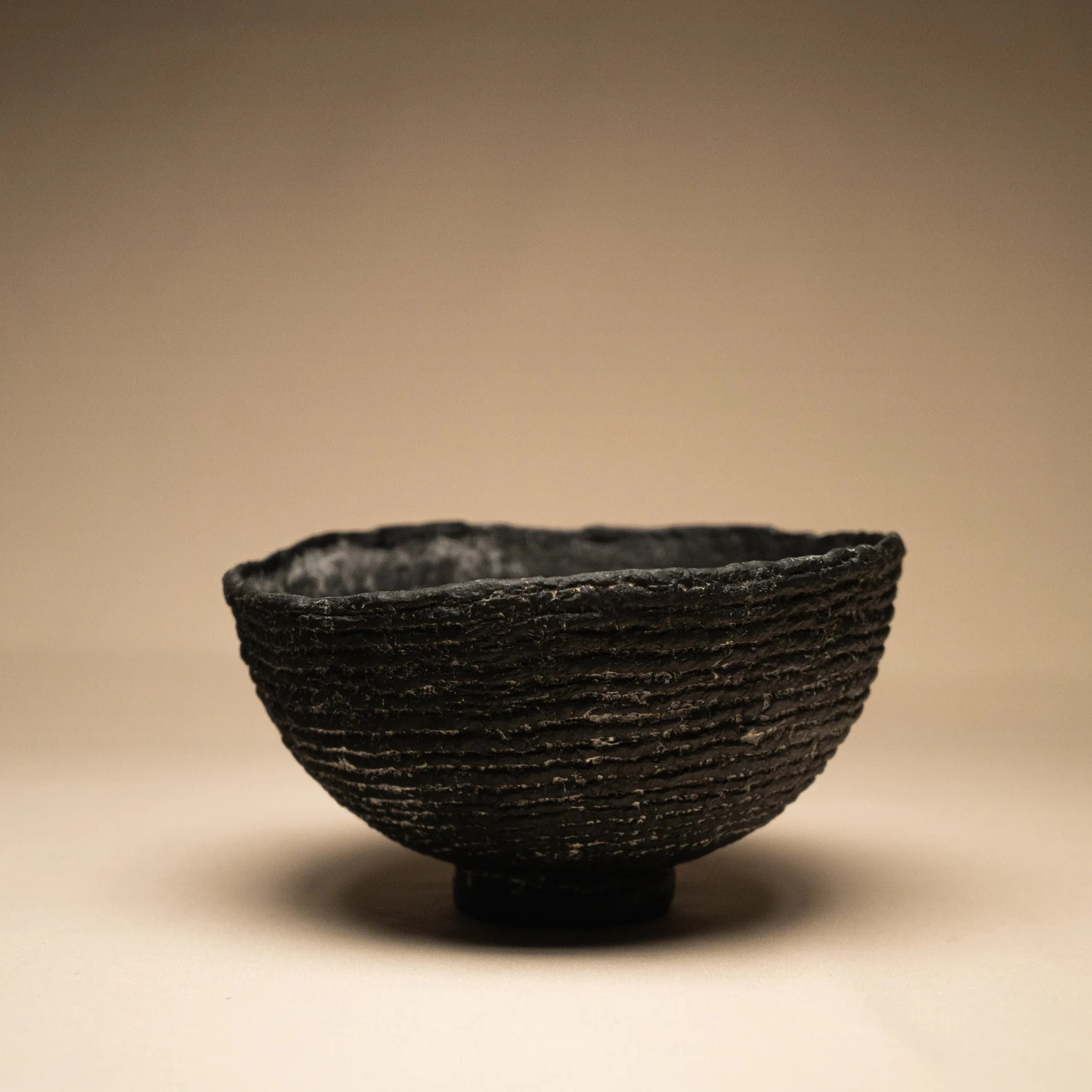 Handmade Paper Mache Black Bowl - Wabi Sabi Charm for Modern Farmhouse Table Accent - Ideal for S... | Etsy (US)