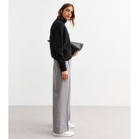 Women's Grey Tailored Wide Leg Trousers New Look | New Look (UK)