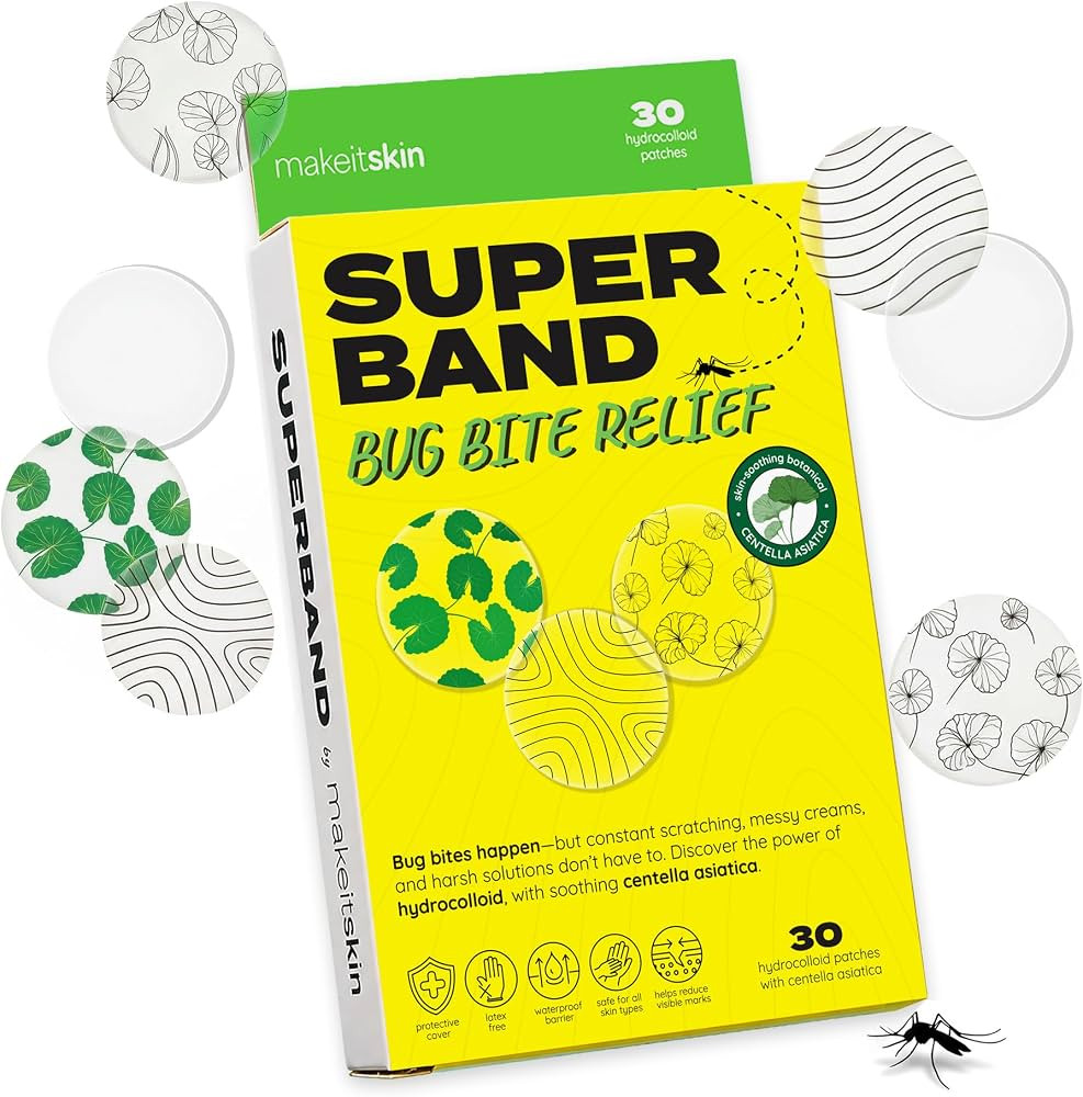 SUPERBAND Bug Bite Relief Hydrocolloid Patches, 30 Count | Amazon (US)