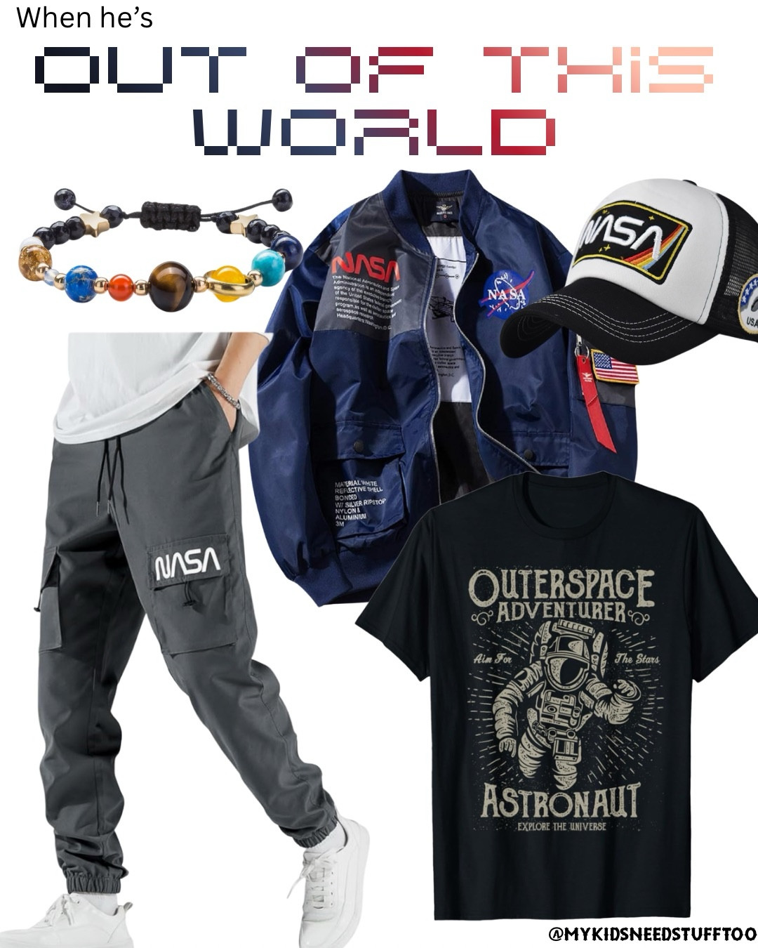 When your husband was a space camp kid but make it look cool

#LTKU #LTKActive #LTKMens