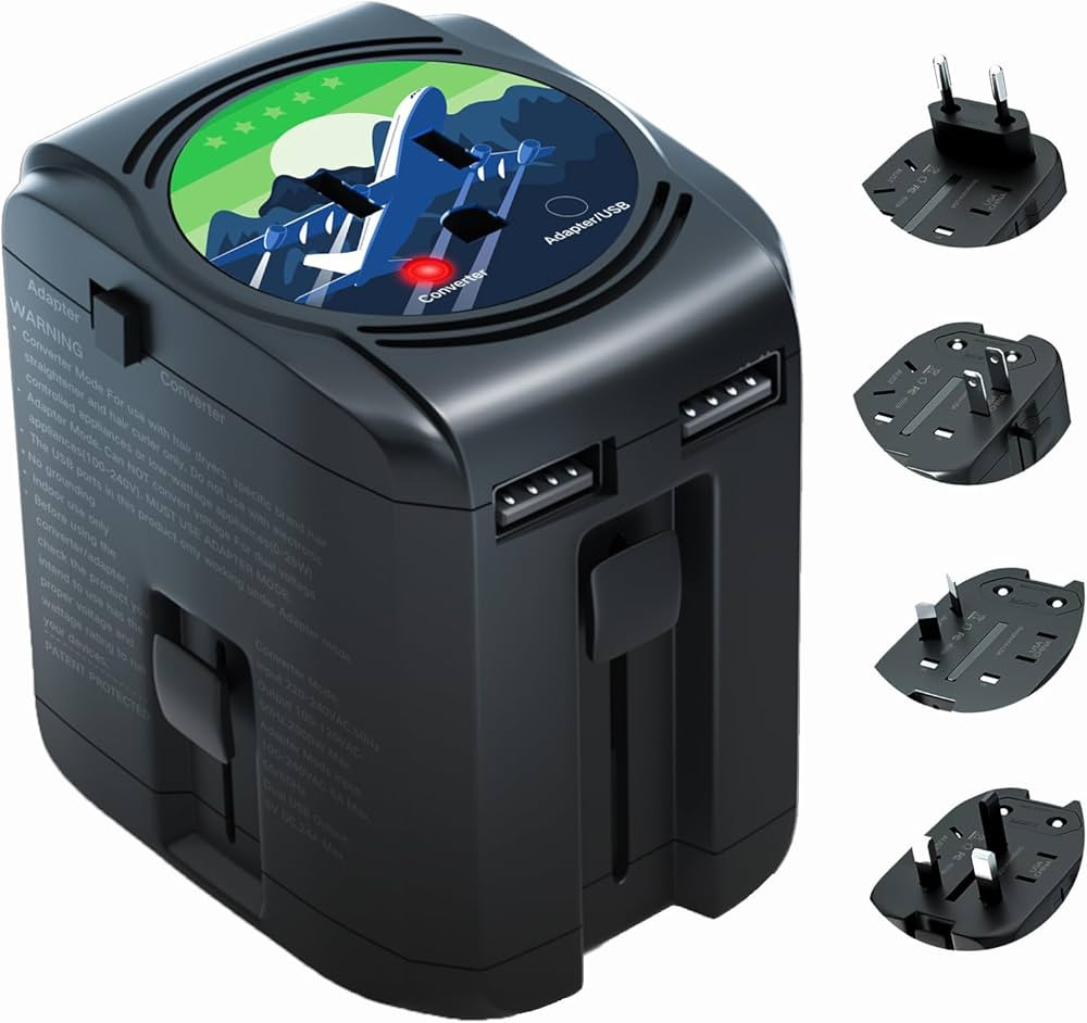 2000W International Travel Voltage Converter Adapter Combo, Power Converter Step Down 220V to 110... | Amazon (US)