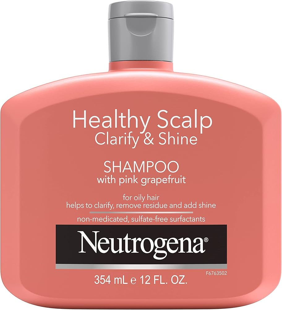 Neutrogena Exfoliating Healthy Scalp Clarifying Shampoo for Oily Hair & Scalp, Pink Grapefruit pH... | Amazon (US)