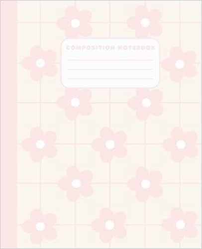 Composition Notebook: Wide Ruled Lined Paper Journal | Pink Flowers Pattern Workbook for Girls Te... | Amazon (US)