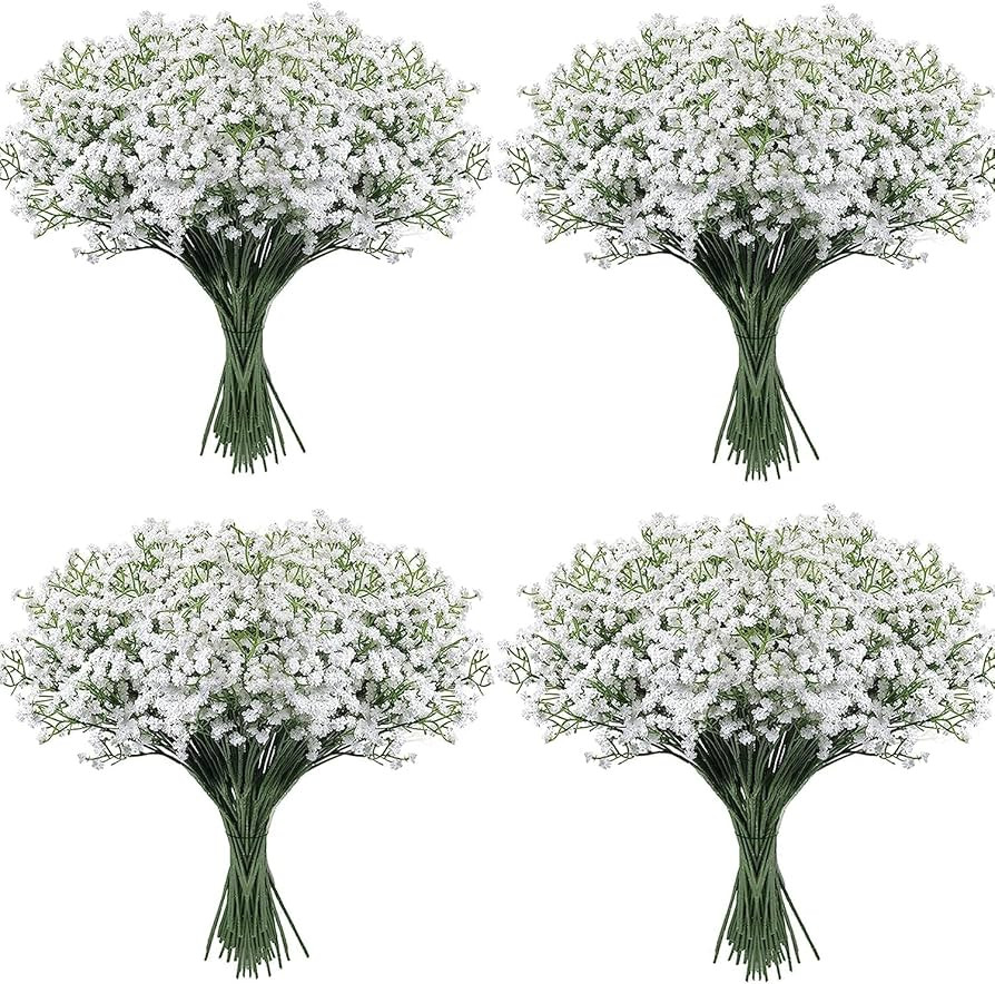 Babys Breath Artificial Flowers,30 Pcs Gypsophila Real Touch Flowers for Wedding Party Home Garde... | Amazon (US)