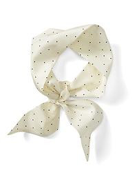 Dot Print Skinny Scarf | Banana Republic US
