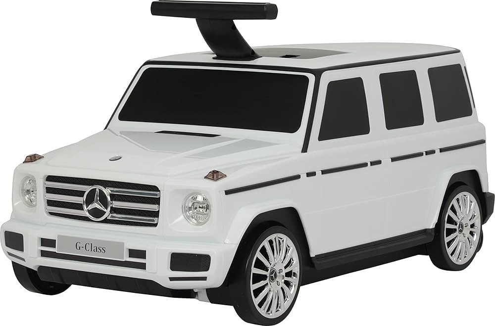 Best Ride On Cars Mercedes G-Class Suitcase Ride On, White, Large | Amazon (US)